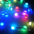 Mini Kugel RGB LED Chrëschtkugel String